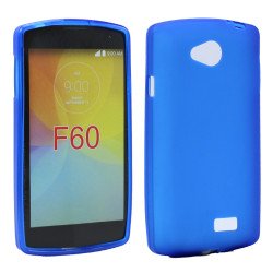 LG F60 Soft TPU Gel Case (Blue)